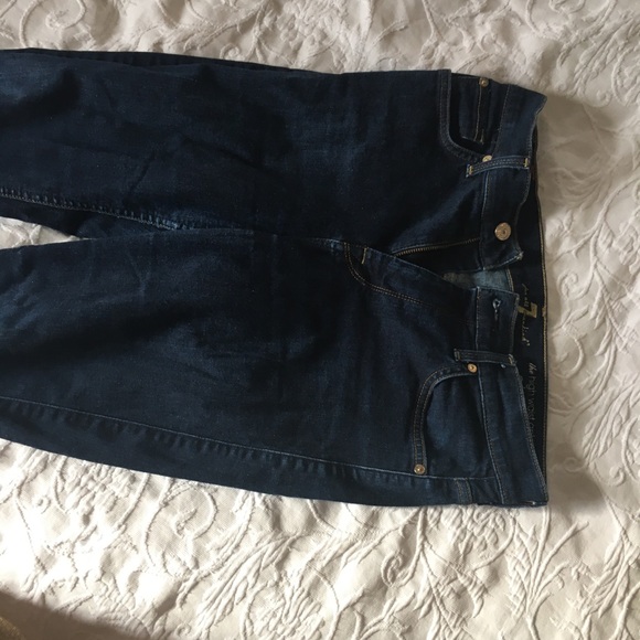 For All Mankind High Waist Ankle Skinny Jeans - Picture 2 of 4